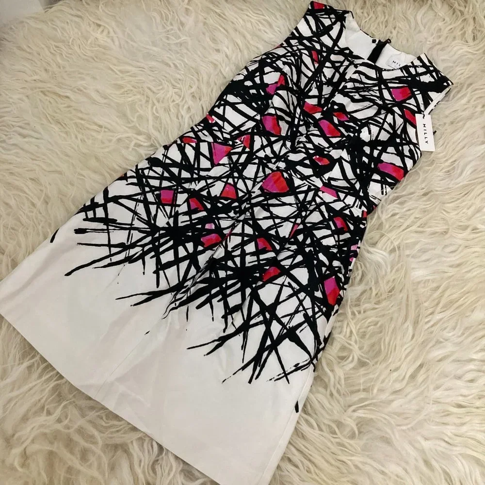 MILLY Printed Mini Dress - Picture 2 of 10